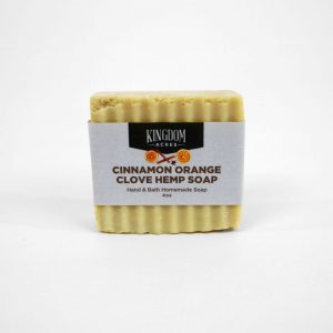 Cinnamon Orange Clove Hemp Soap - 4 ounce bar